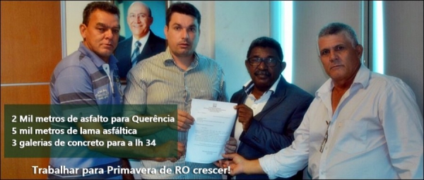 Pacote de obras de infraestrutura é anunciado para Primavera de Rondônia