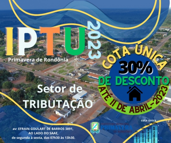 DESCONTO IPTU