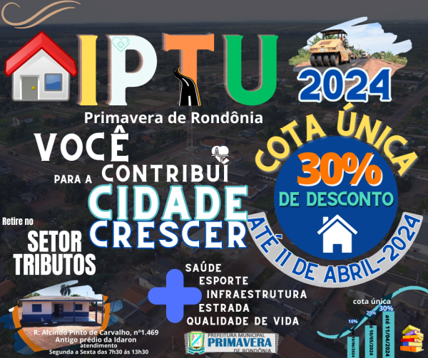 IPTU 2024 COM DESCONTO